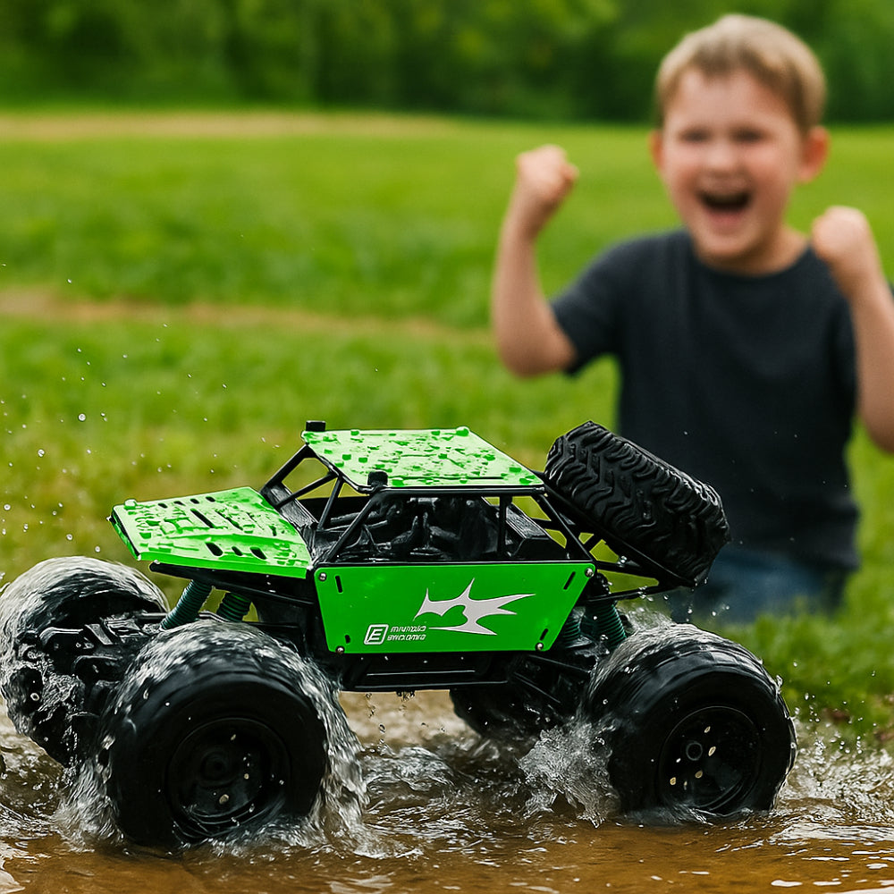 Amphibious RC Truck 4WD Waterproof Off-Road All Terrain Vehicle
