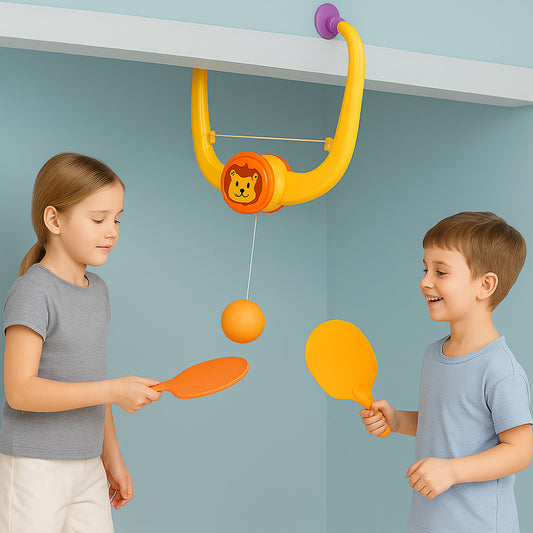 Indoor Ping Pong Game Set Door Frame Active Play for Kids