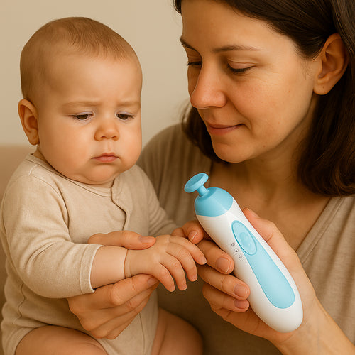 Baby Nail Trimmer Electric File Safe Gentle Nail Care Tool