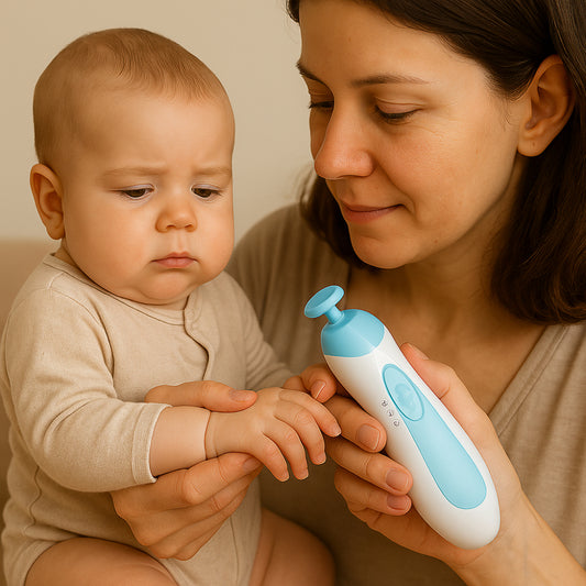 Baby Nail Trimmer Electric File Safe Gentle Nail Care Tool