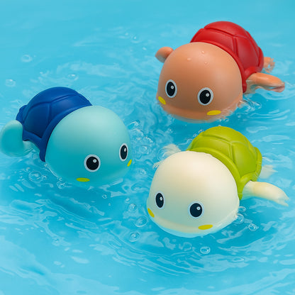 Bath Toy Turtle Wind Up Swimming Non-Toxic Floating Kids Set