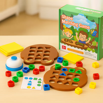 3D Shape Puzzle Toy Educational Matching Game Improves Motor Skills