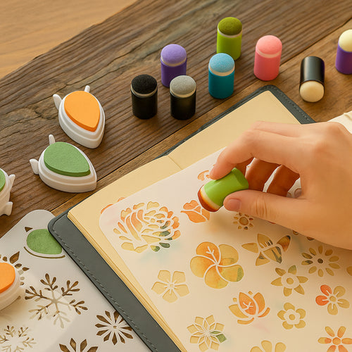 Kids Finger Painting Kit Educational Creative Art Set Safe Non-Toxic