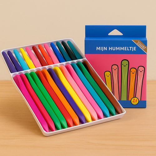 Washable Crayons Non-Toxic Easy Grip Break-Resistant Kids Art Set