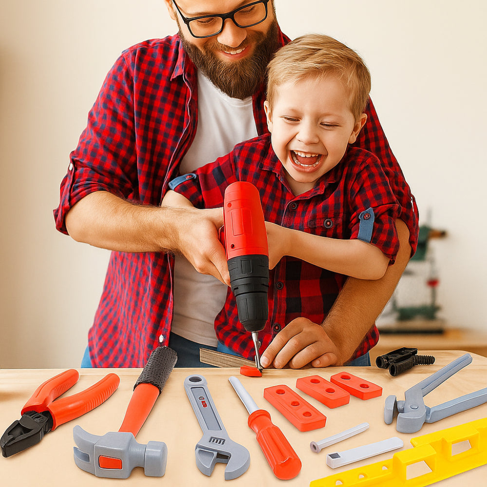 Kids Tool Set Electric Workshop Educational Creative Play Kit