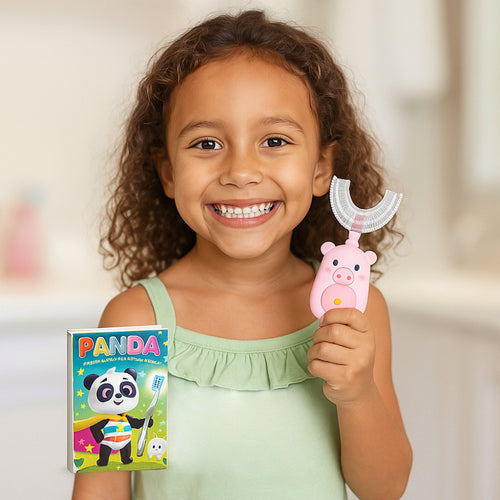 Kids U-Shaped Toothbrush 360° Soft Silicone Gentle Dental Care