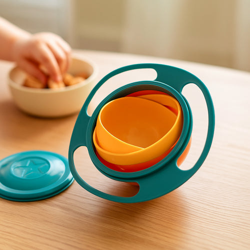 Kids Gyro Bowl 360° Anti-Spill BPA-Free Snack Container