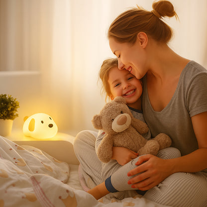 Silicone Night Light Soft Dimmable Portable Lamp Calming Sleep Aid