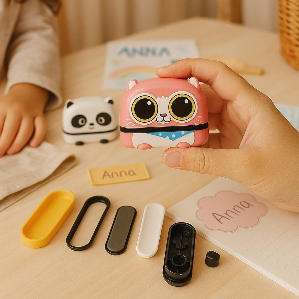 Custom Name Stamp Kids Clothing Label Waterproof Easy Use