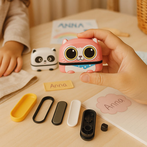 Custom Name Stamp Kids Clothing Label Waterproof Easy Use