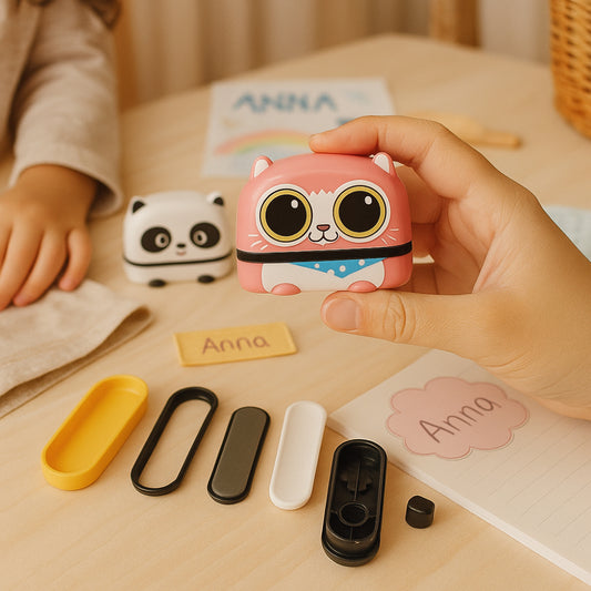 Custom Name Stamp Kids Clothing Label Waterproof Easy Use