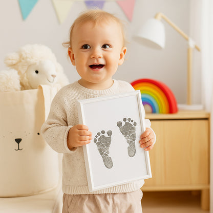 Baby Handprint Kit Mess Free Inkpad Keepsake Gift Set