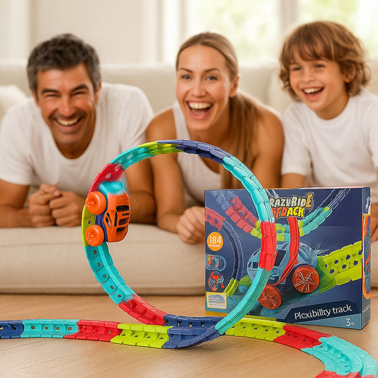 Anti Gravity Race Car Track Set Flexible Creative Kids Toy