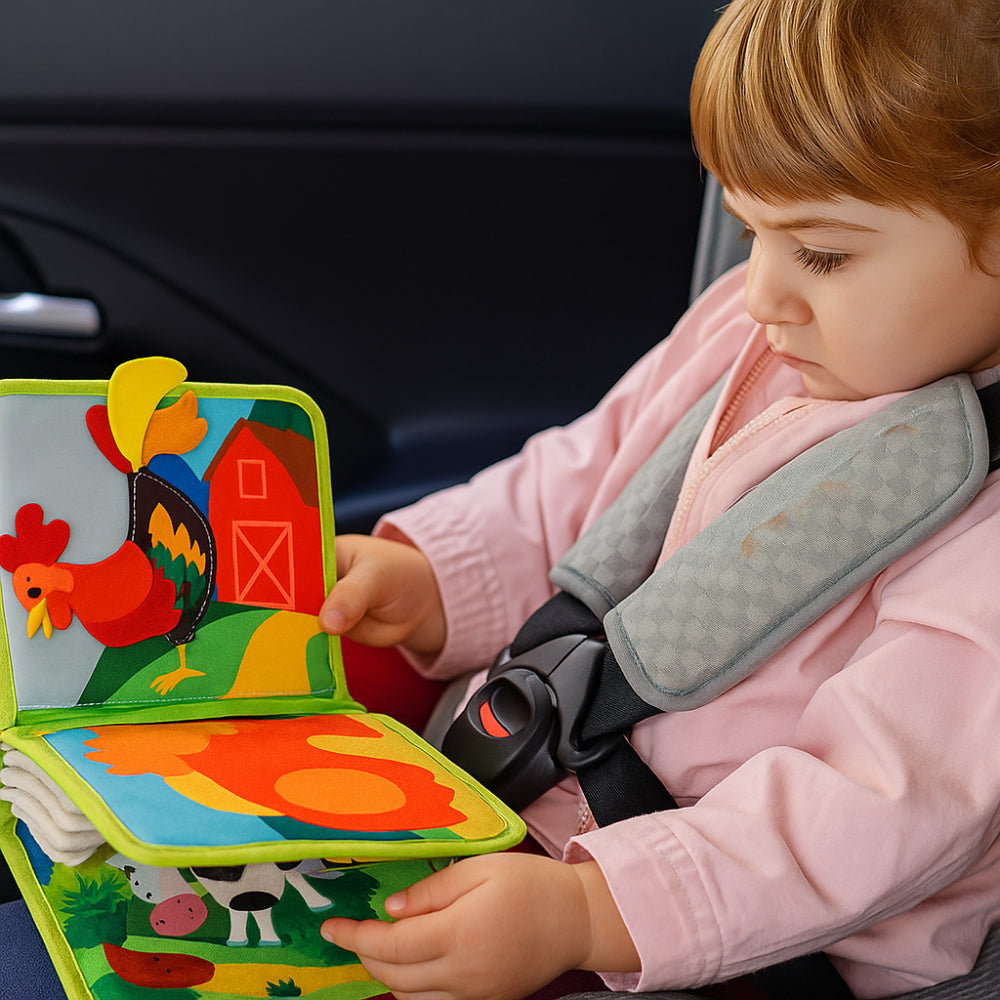 Montessori Farm Animal Book Educational Interactive Toddler Story