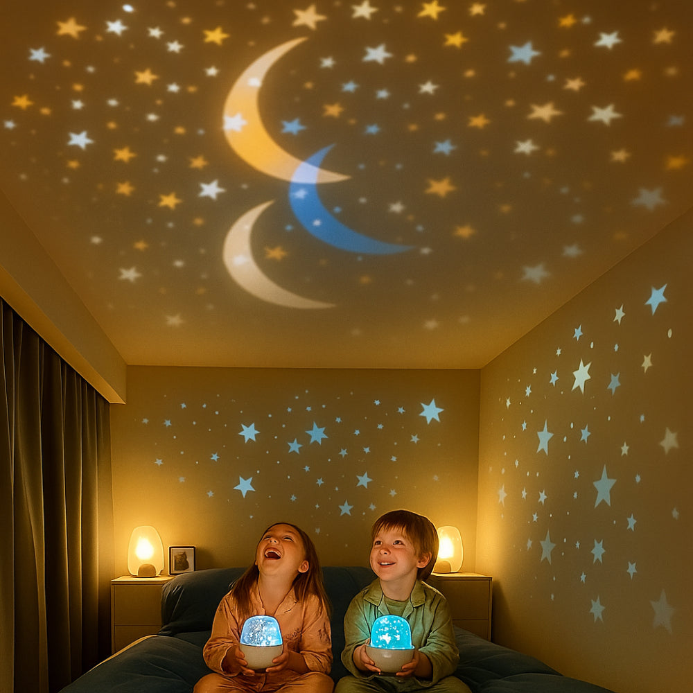 Ocean Projector Night Light Kids Room Soothing Sleep Lamp
