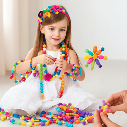 Jewelry Building Bricks Set Creative Educational Kids Toy