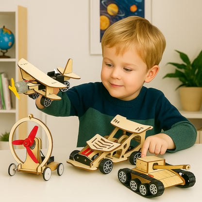 Educational Science Kit Kids Solar Power Creative Learning Toy