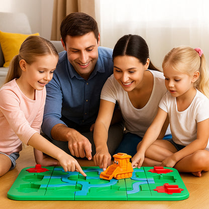 Montessori Street Puzzle Kids Educational Problem-Solving Toy