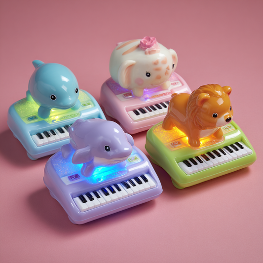 Musical Animal Piano Toy – Lights & Sounds