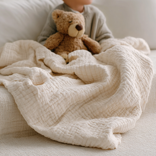 Cotton Cloud Baby Blanket for Ultra Soft & Breathable